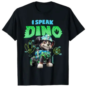 T-Shirt Paw Patrol Dino Movie Rex I Speak Dino